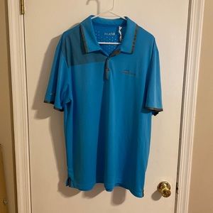 Adidas climachill Mens Polo Size XL Swedish Match Logo